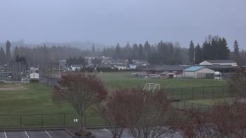 Weather camera view of Granite Falls High School.