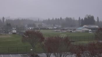 Weather camera view of Granite Falls High School.