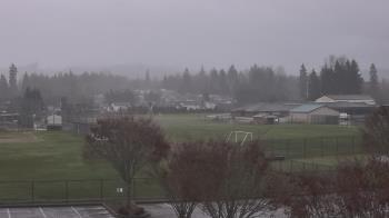 Weather camera view of Granite Falls High School.