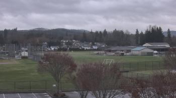 Weather camera view of Granite Falls High School.