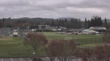 Weather camera view of Granite Falls High School.