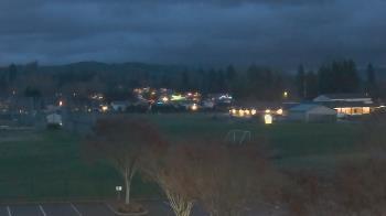 Weather camera view of Granite Falls High School.