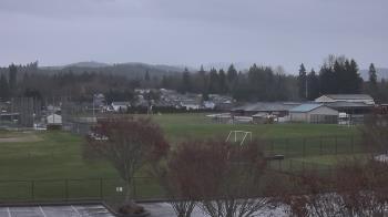 Weather camera view of Granite Falls High School.