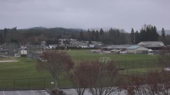 Weather camera view of Granite Falls High School.
