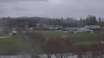 Weather camera view of Granite Falls High School.