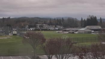 Weather camera view of Granite Falls High School.