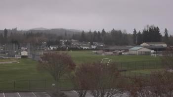 Weather camera view of Granite Falls High School.