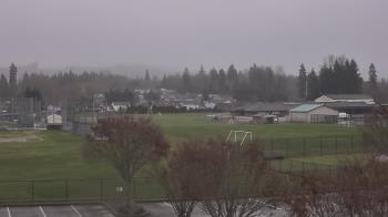 Weather camera view of Granite Falls High School.