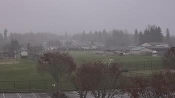 Weather camera view of Granite Falls High School.