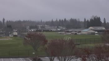 Weather camera view of Granite Falls High School.