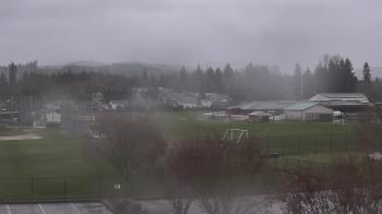 Weather camera view of Granite Falls High School.