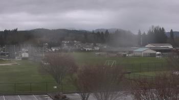 Weather camera view of Granite Falls High School.