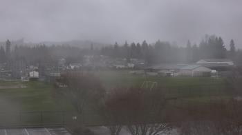 Weather camera view of Granite Falls High School.