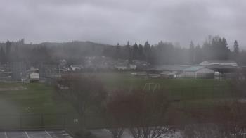 Weather camera view of Granite Falls High School.