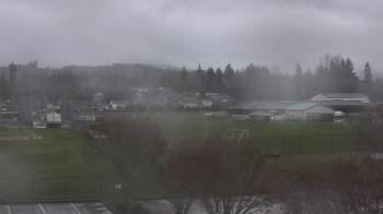 Weather camera view of Granite Falls High School.