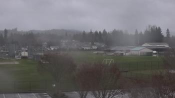 Weather camera view of Granite Falls High School.