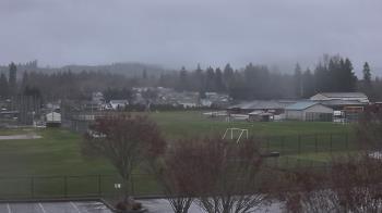 Weather camera view of Granite Falls High School.