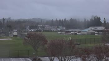Weather camera view of Granite Falls High School.