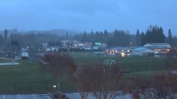 Weather camera view of Granite Falls High School.