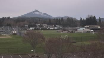 Weather camera view of Granite Falls High School.