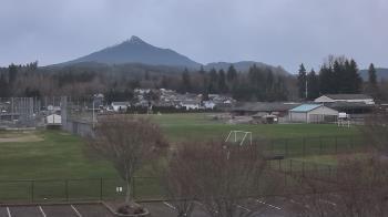Weather camera view of Granite Falls High School.