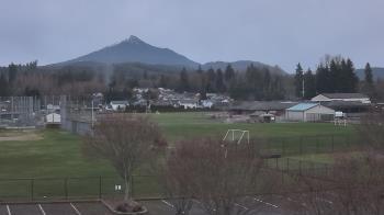 Weather camera view of Granite Falls High School.