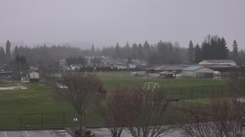 Weather camera view of Granite Falls High School.