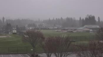Weather camera view of Granite Falls High School.