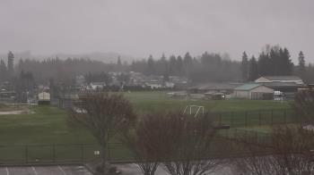 Weather camera view of Granite Falls High School.