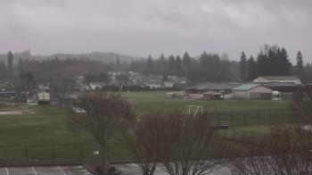 Weather camera view of Granite Falls High School.