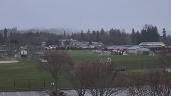 Weather camera view of Granite Falls High School.