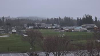 Weather camera view of Granite Falls High School.