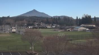 Weather camera view of Granite Falls High School.