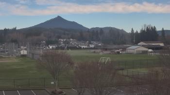 Weather camera view of Granite Falls High School.