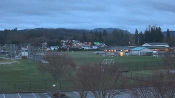 Weather camera view of Granite Falls High School.