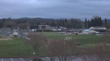 Weather camera view of Granite Falls High School.