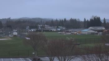 Weather camera view of Granite Falls High School.