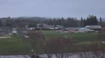 Weather camera view of Granite Falls High School.