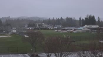 Weather camera view of Granite Falls High School.