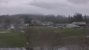 Weather camera view of Granite Falls High School.