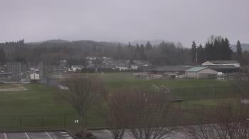 Weather camera view of Granite Falls High School.