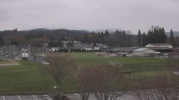 Weather camera view of Granite Falls High School.