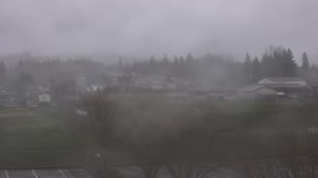 Weather camera view of Granite Falls High School.