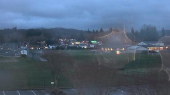 Weather camera view of Granite Falls High School.