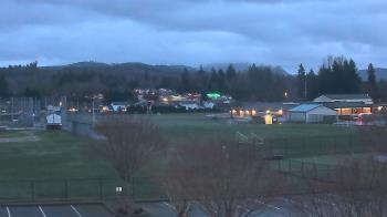 Weather camera view of Granite Falls High School.