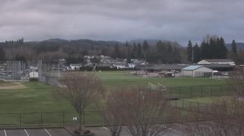 Weather camera view of Granite Falls High School.