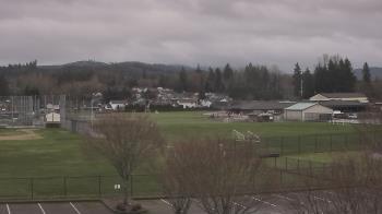 Weather camera view of Granite Falls High School.
