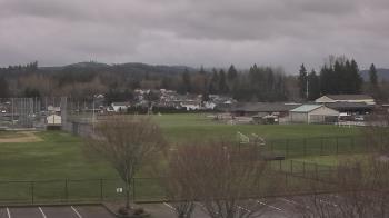Weather camera view of Granite Falls High School.