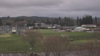 Weather camera view of Granite Falls High School.