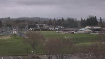 Weather camera view of Granite Falls High School.